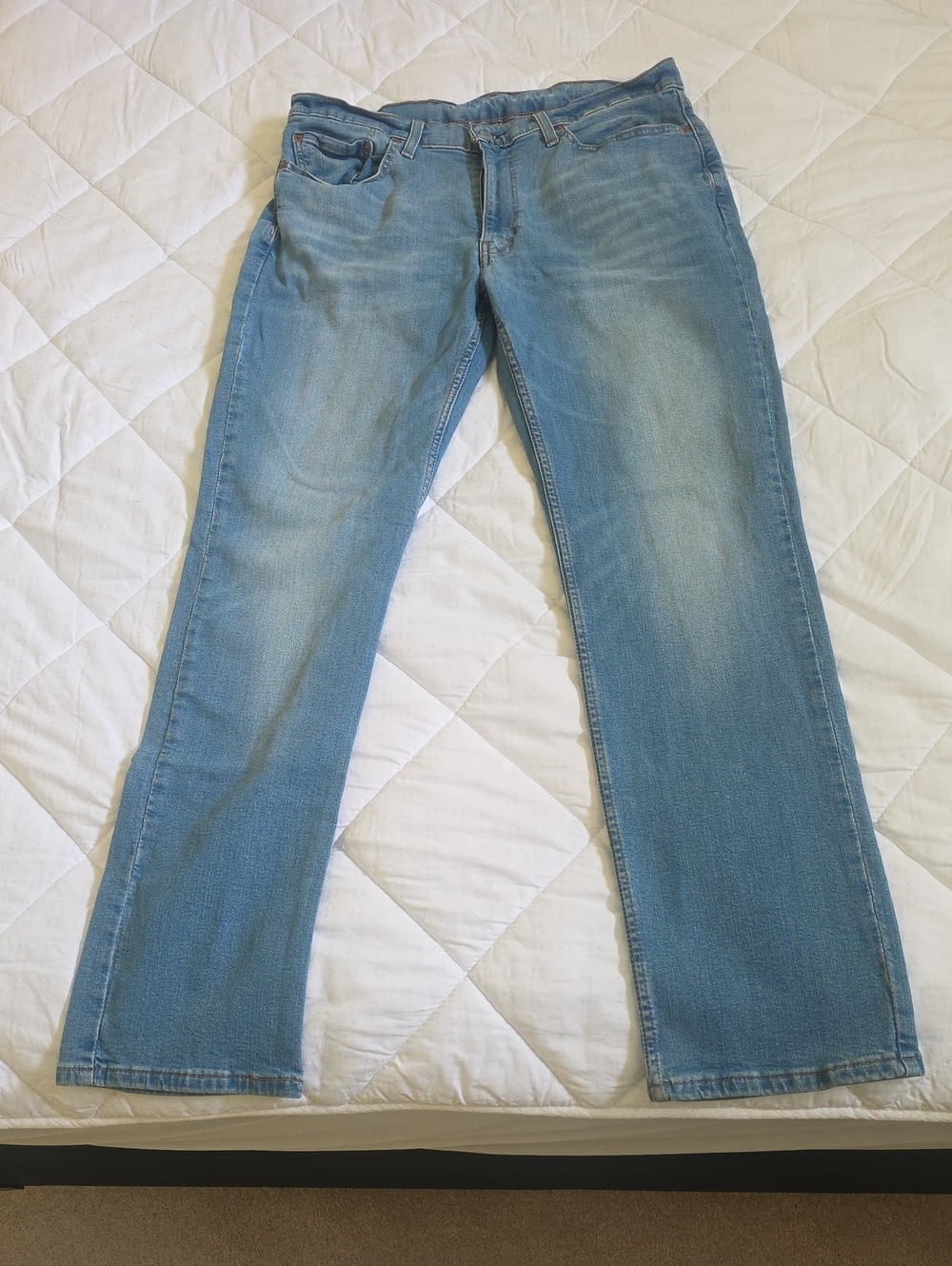 Levi's 514 36x34.  Light Blue Wash.